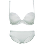 Gathered bra set