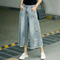 High Waist Loose And Slimming Nostalgic Wide-leg Pants