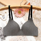 Non-wired Bra One-piece Seamless Gather Small Bra