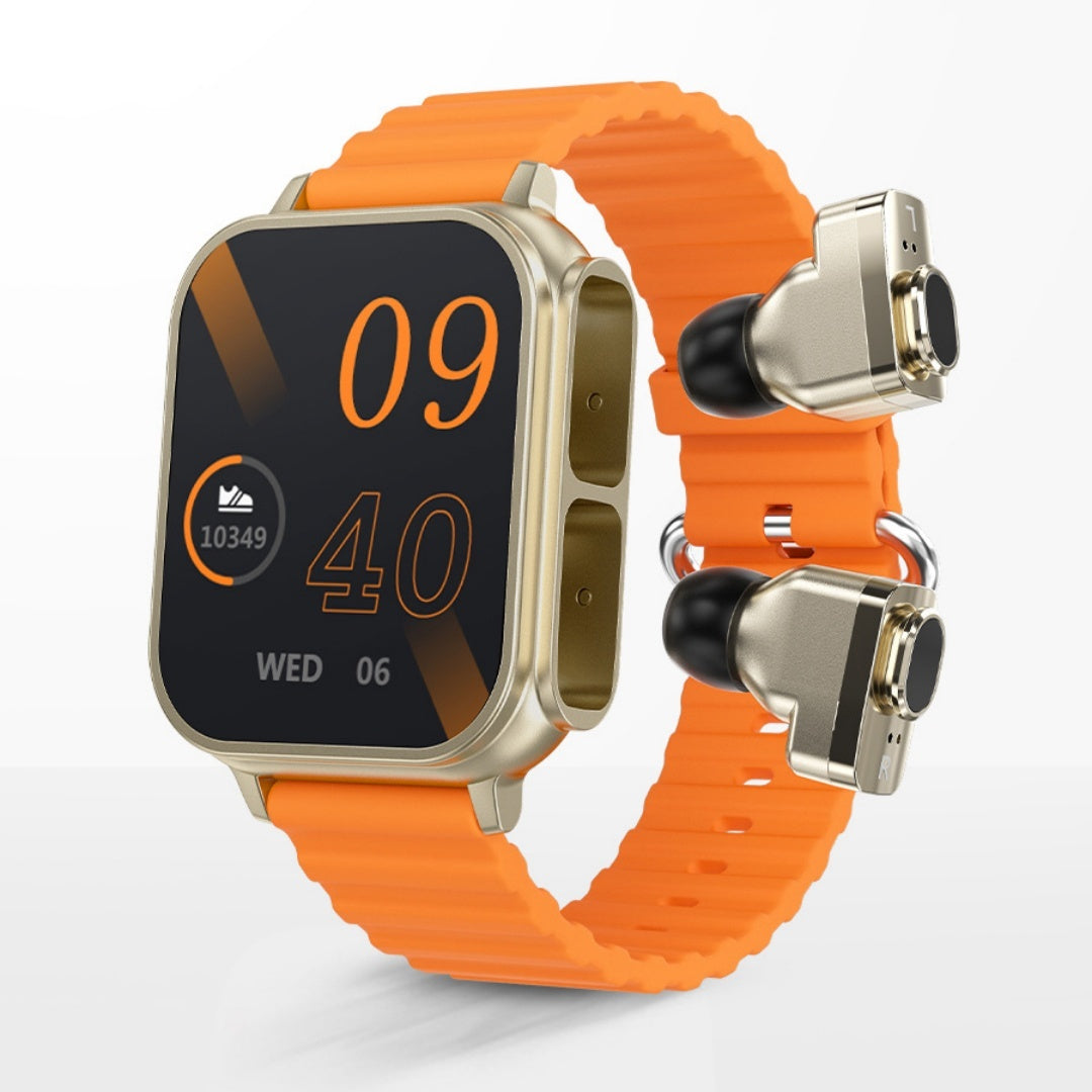 Earphone 2in1 Heart Rate Health Smart Watch