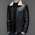 Autumn And Winter New Casual Men's Leather Jacket Men