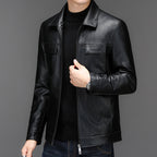 Autumn And Winter New Casual Men's Leather Jacket Men