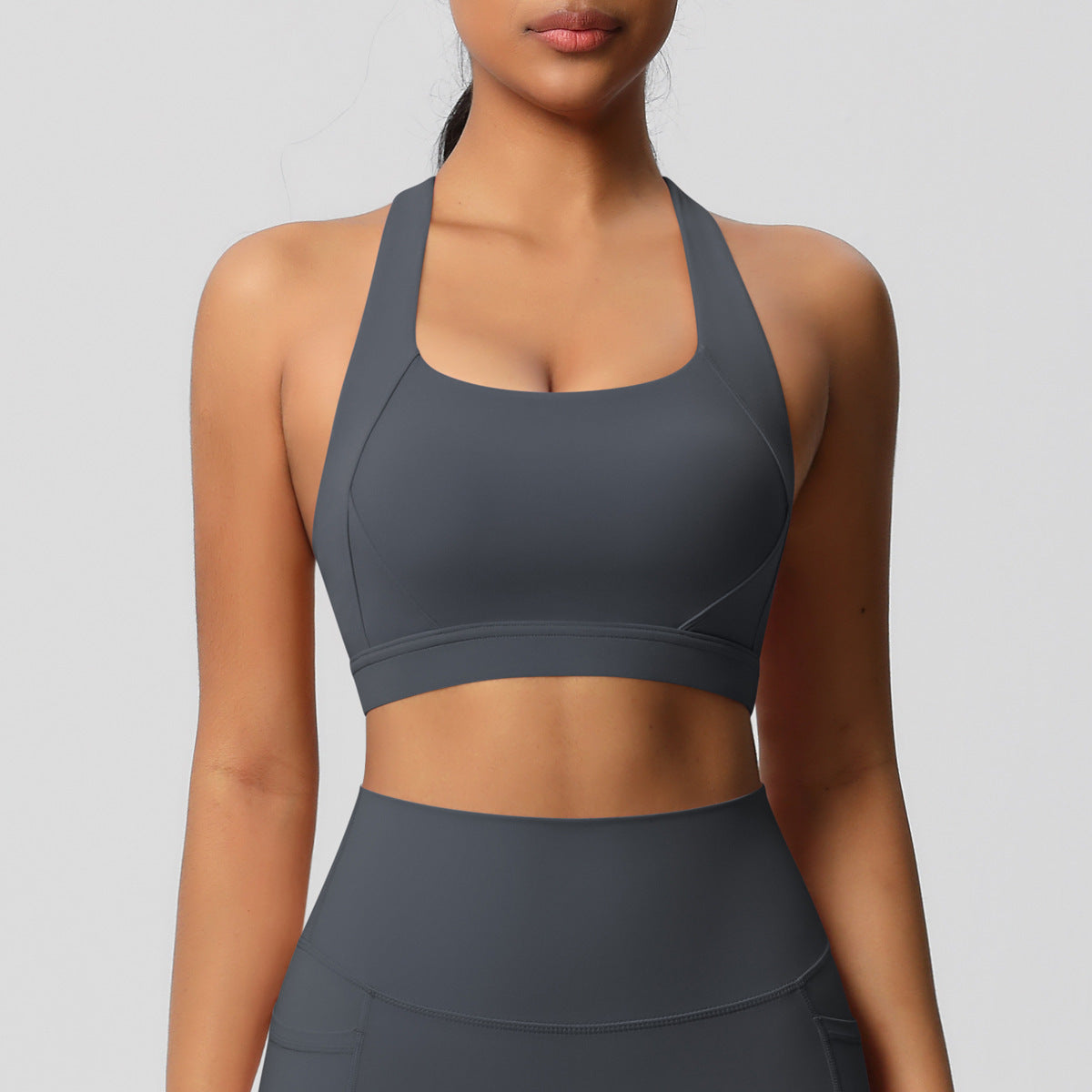 Women's Solid Color Casual Brushed Vest Sports Underwear